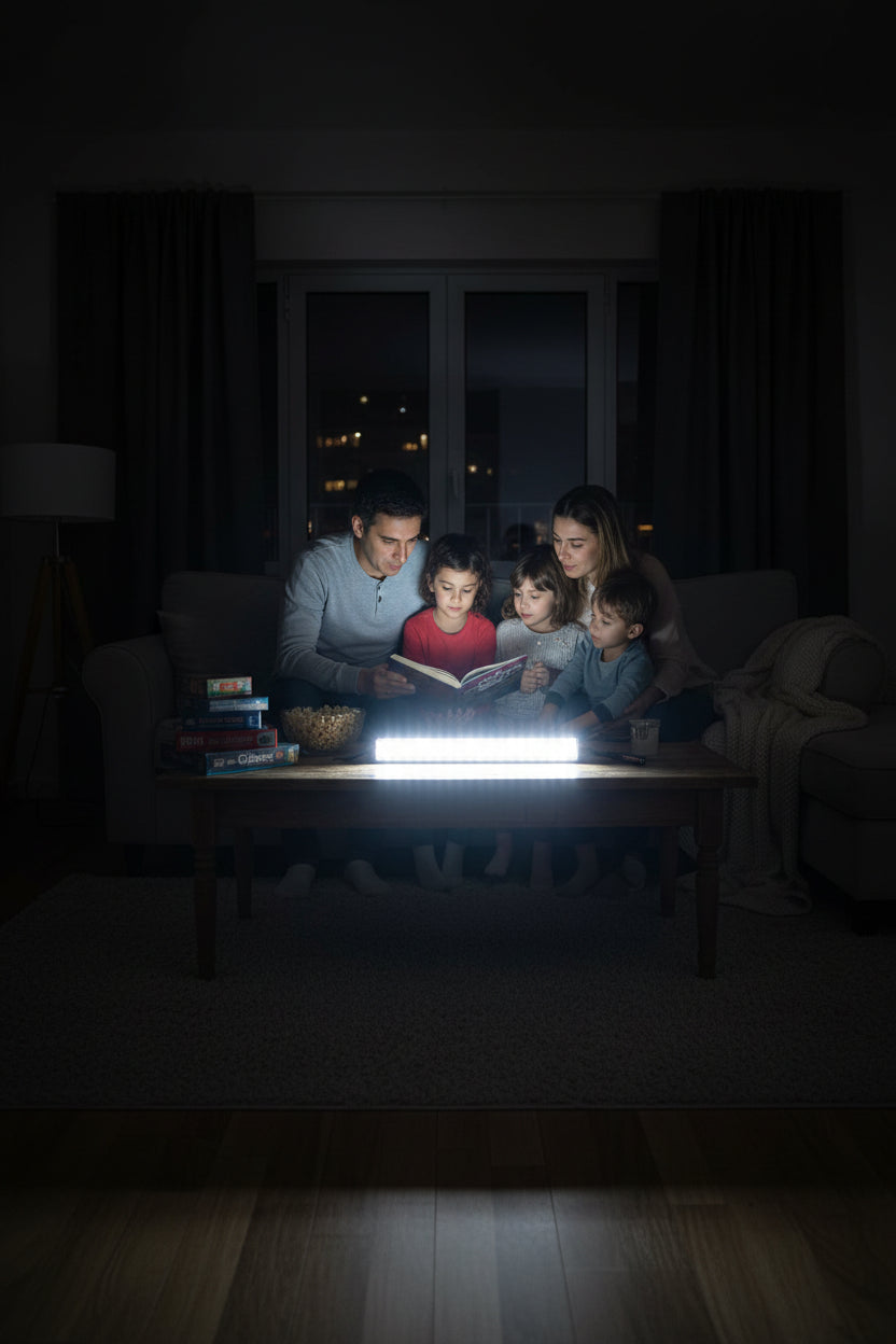 Luz De Emergenica Etheos 60 Led Con Bateria Recargable 8