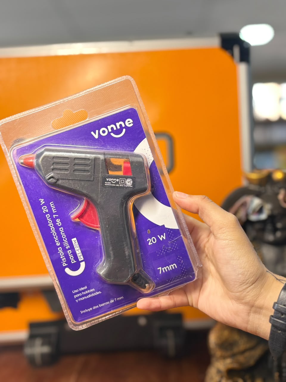 Pistola Encaladora de Silicona VONNE-20w,para Silicona de 7MM (Modelo PEI-E20W)