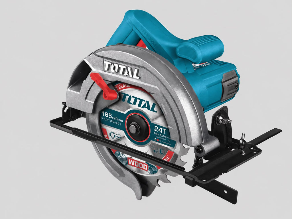 Sierra Circular Industrial TOTAL 1200W – 185mm, Cortes Precisos y Potentes