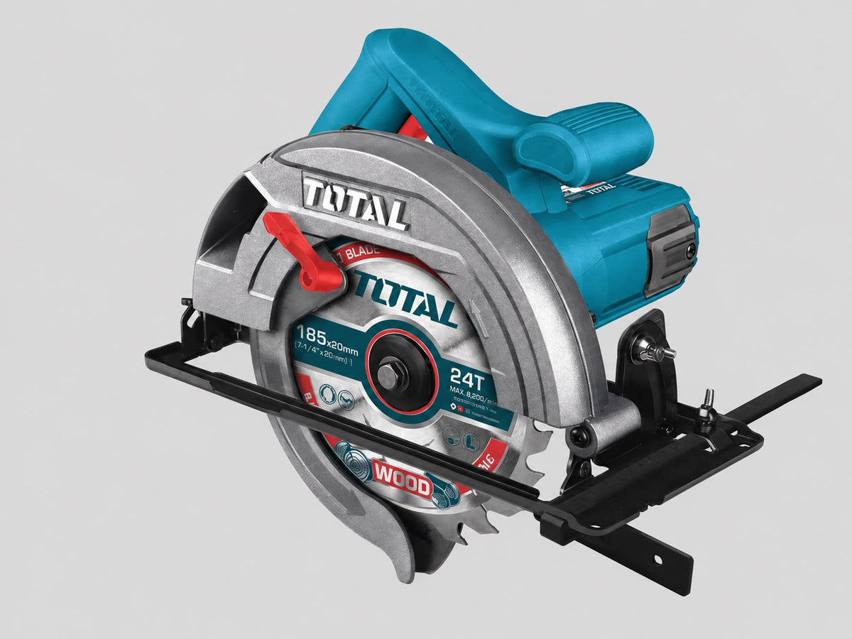 Sierra Circular Industrial TOTAL 1200W – 185mm, Cortes Precisos y Potentes