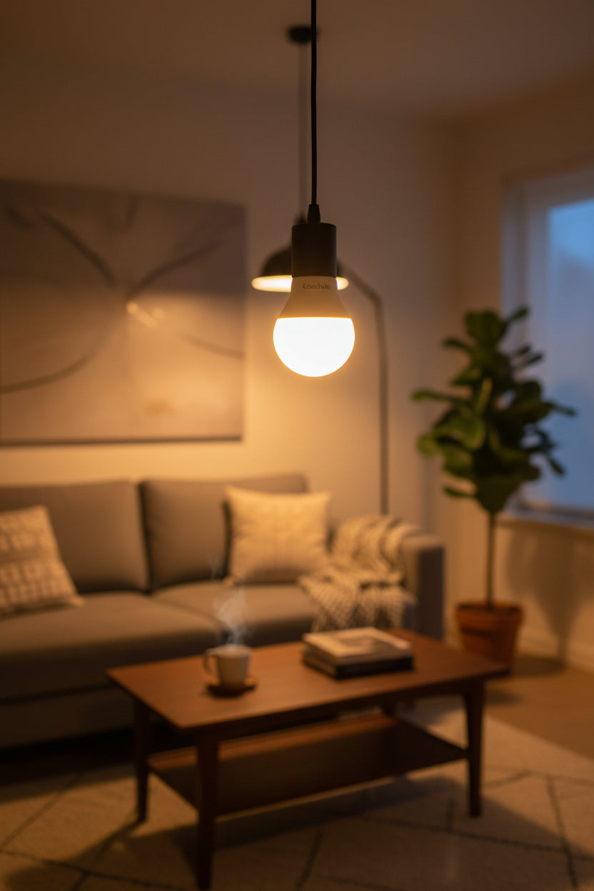 Lampara 9w Luz Fria E27 Candela- Reemplaza 75w